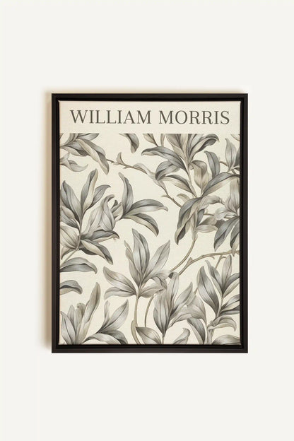 WILLIAM MORRIS, Artwork on stretched canvas, framed in black