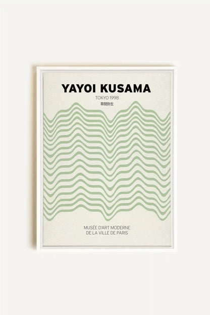 YAYOI I, Artwork on stretched canvas, framed in white