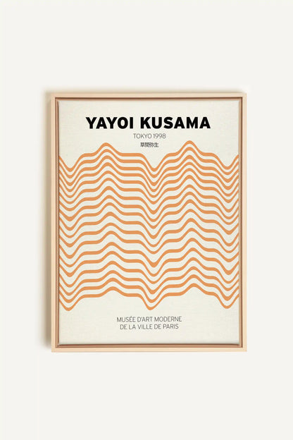 YAYOI II, Oeuvre sur toile étirée, encadré Naturel Clair