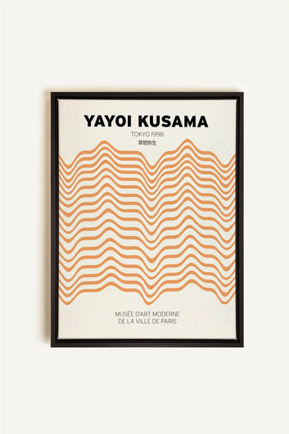 YAYOI II, Artwork on stretched canvas, framed in black