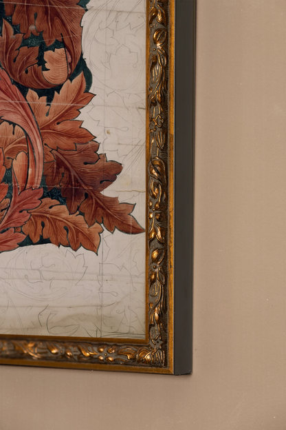 ACANTHUS, Oeuvre sur toile rigide, encadré Vintage Bronze