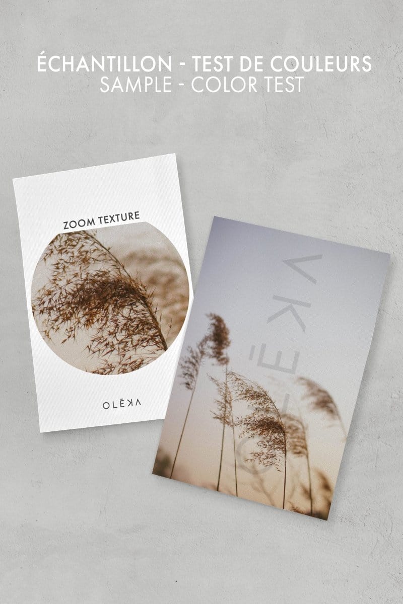 OLEKA CANVAS - AFTERNOON, Oeuvre sur toile étirée, encadré Blanc