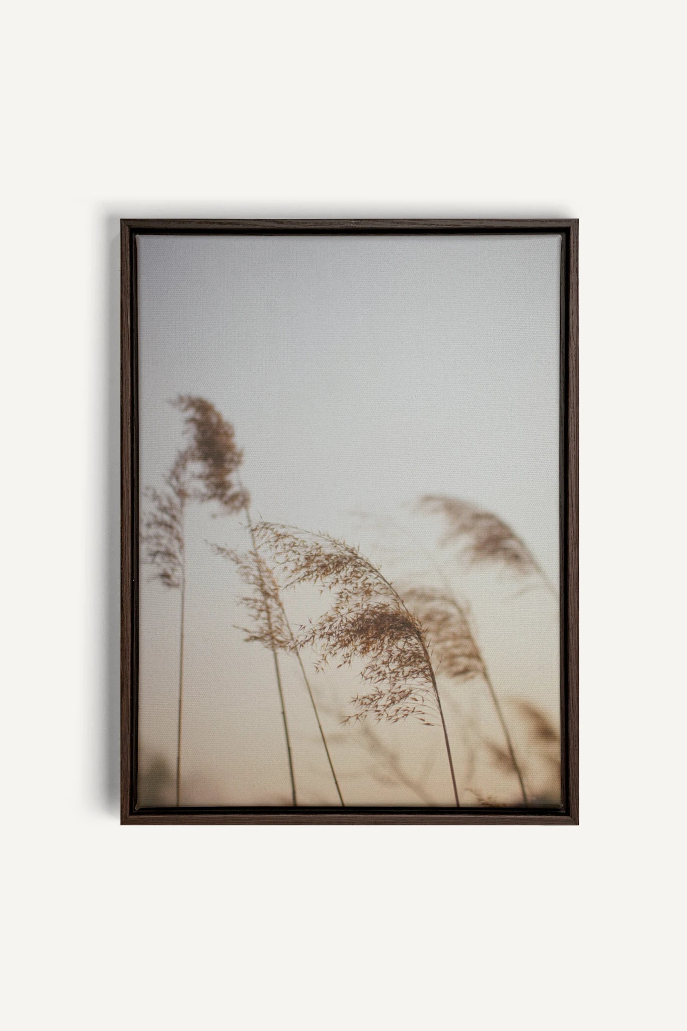 AFTERNOON, Artwork on stretched canvas, framed in Walnut Brown