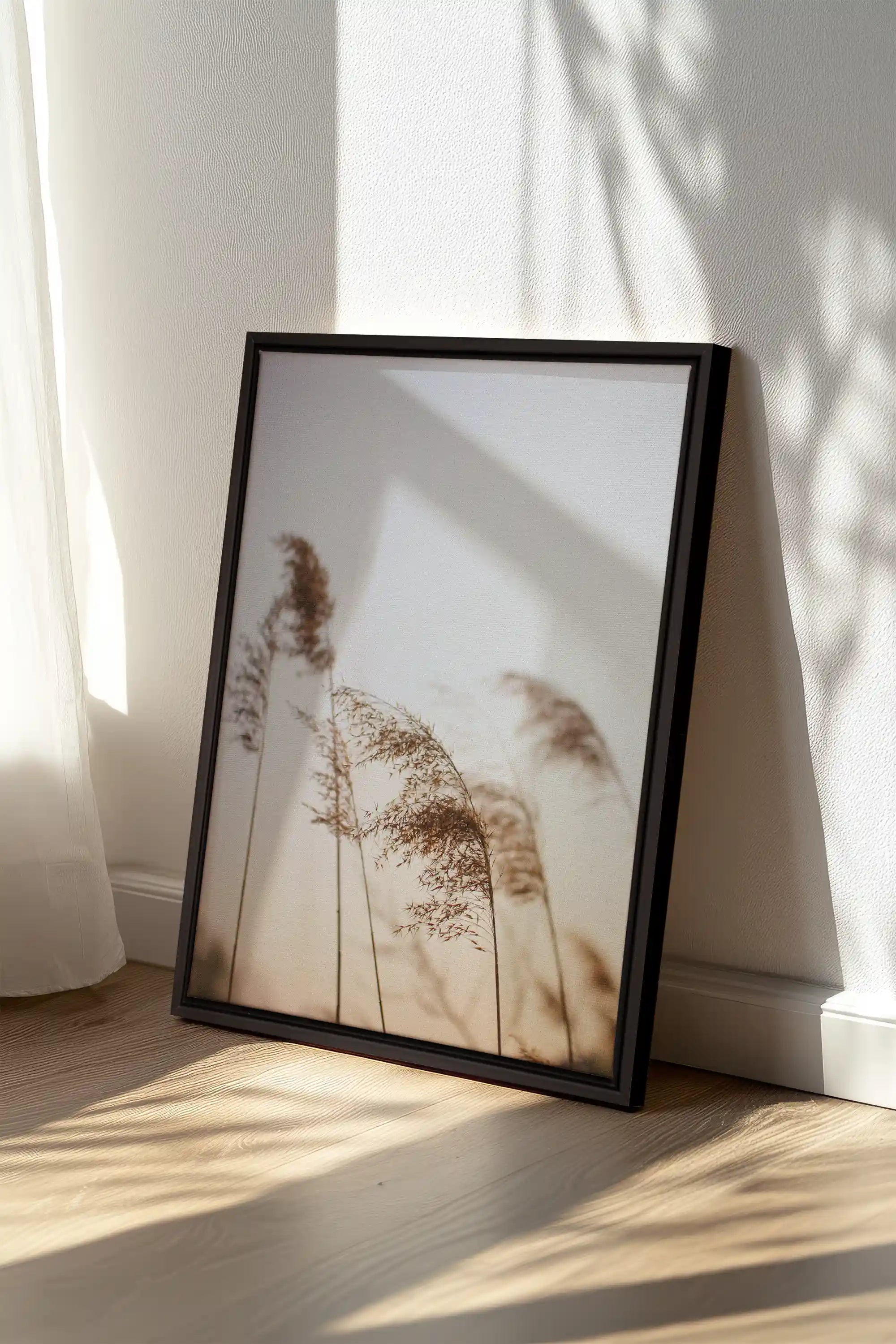 AFTERNOON, Oeuvre sur toile étirée, encadré Noir