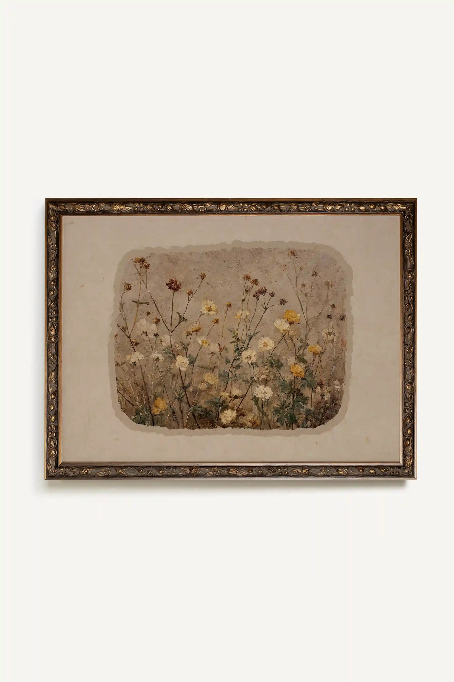 AGED BEAUTY, Artwork on rigid canvas, framed in Vintage Bronze