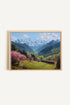 OLEKA CANVAS - ALPINE JOURNEY, Oeuvre sur toile étirée, encadré Naturel Clair