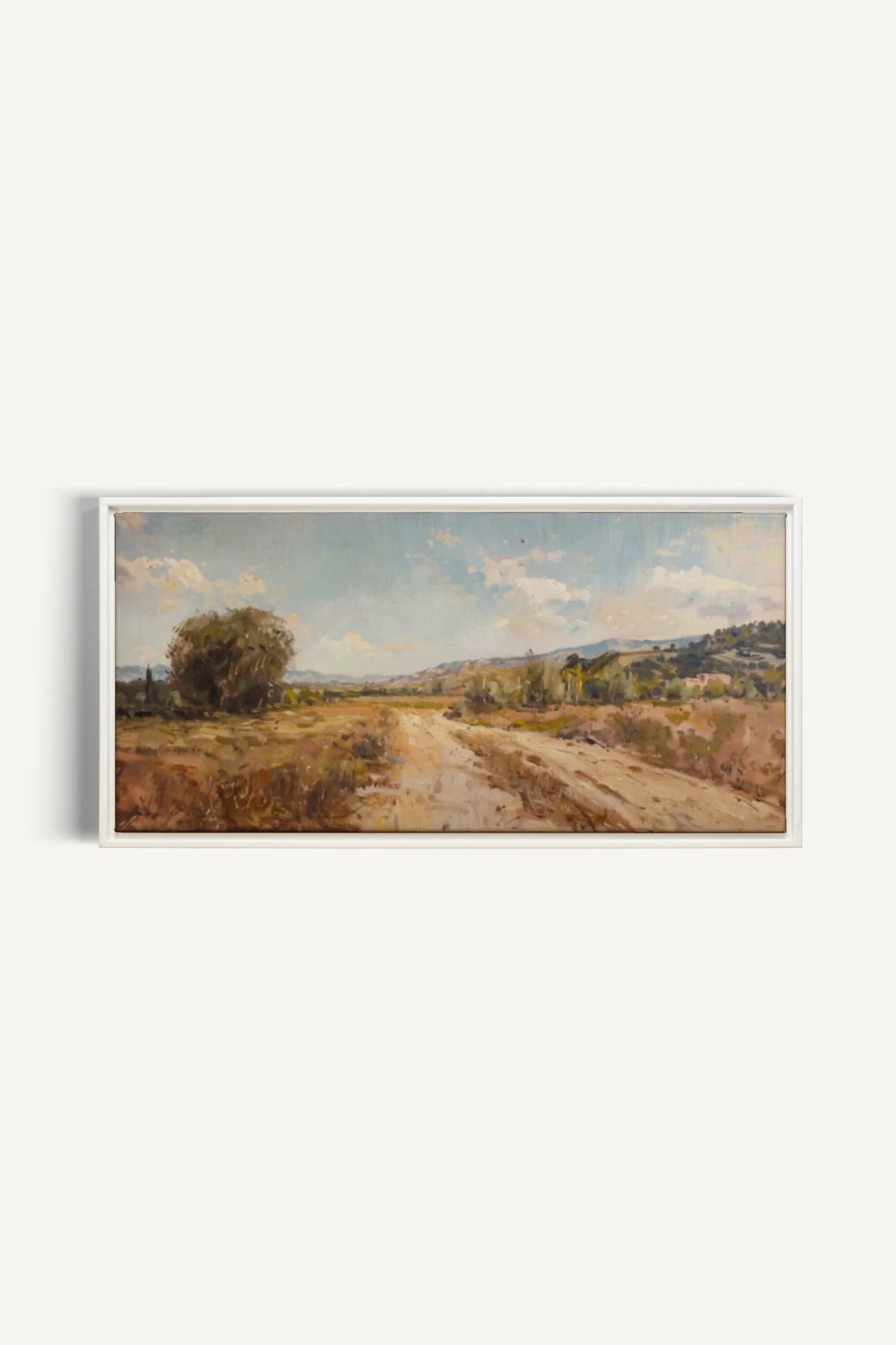 OLEKA CANVAS - Andalusian Mirage, Oeuvre sur toile étirée, encadré Blanc