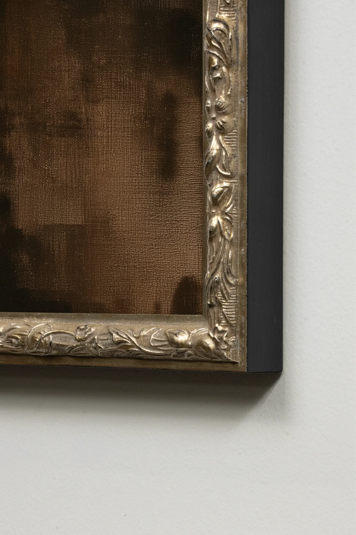 Antique Glow, Oeuvre sur toile rigide, encadré Vintage Argent