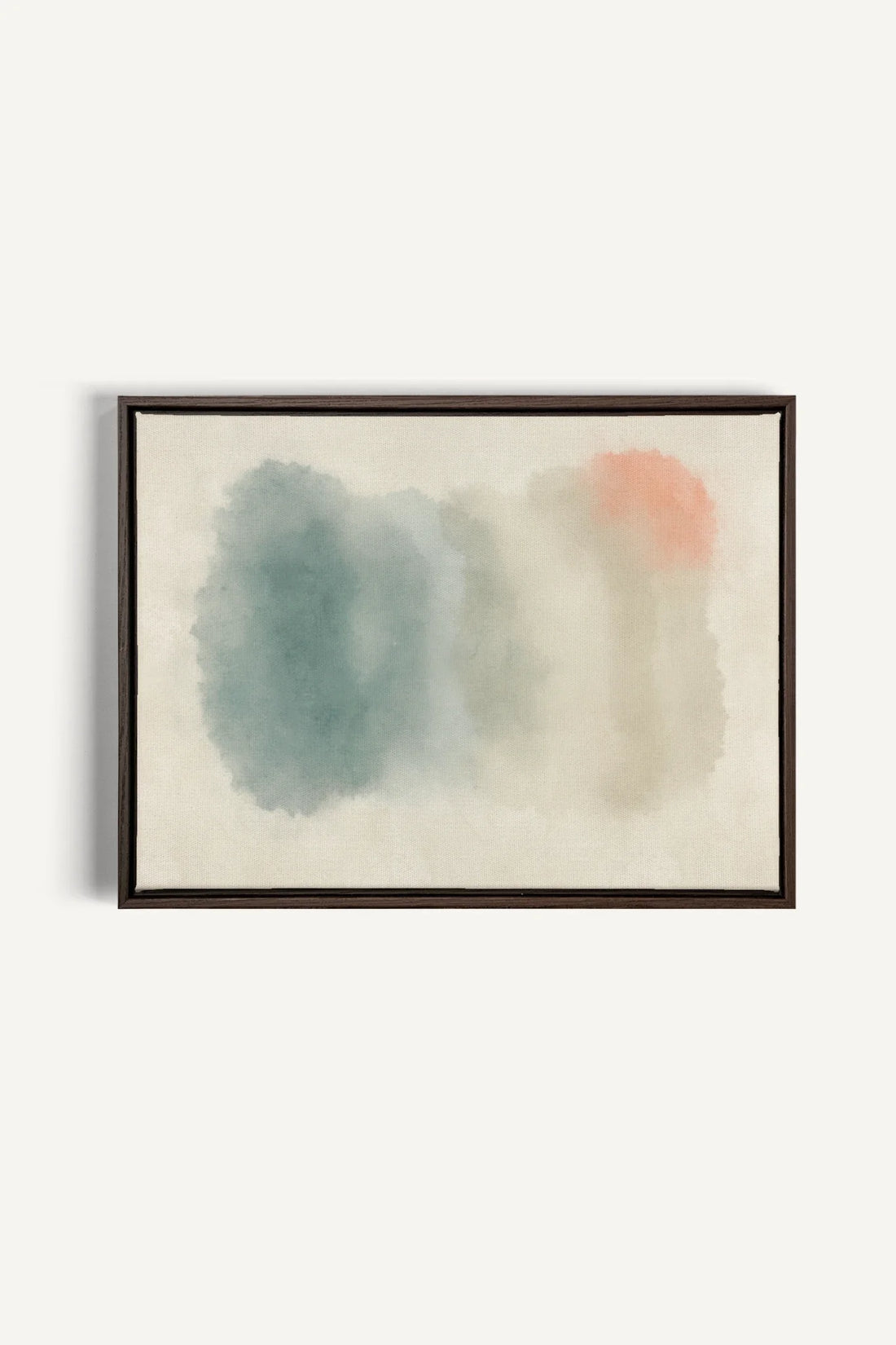 OLEKA CANVAS - AURORA SHADES, Oeuvre sur toile étirée, encadré Brun Noyer