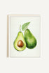 OLEKA CANVAS - AVOCADO, Oeuvre sur toile étirée, encadré Blanc