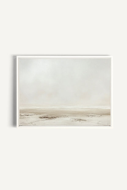 OLEKA CANVAS - BENEATH THE MIST, Oeuvre sur toile étirée, encadré Blanc
