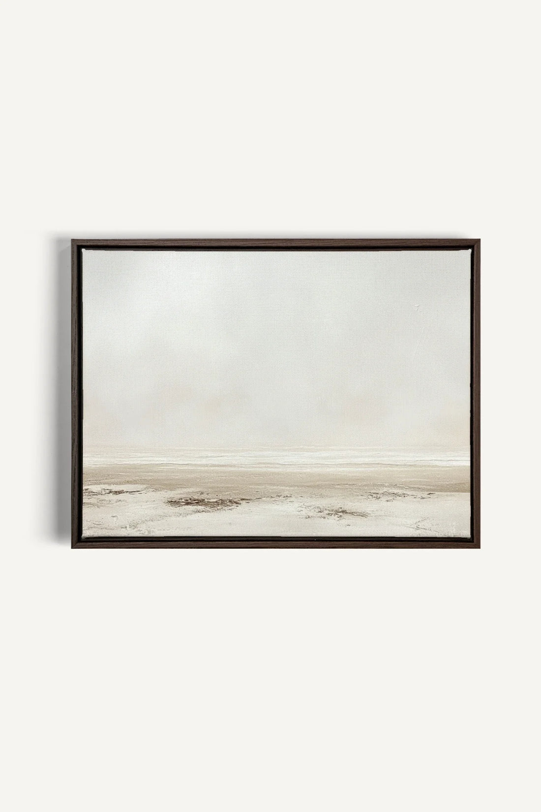 OLEKA CANVAS - BENEATH THE MIST, Oeuvre sur toile étirée, encadré Brun Noyer