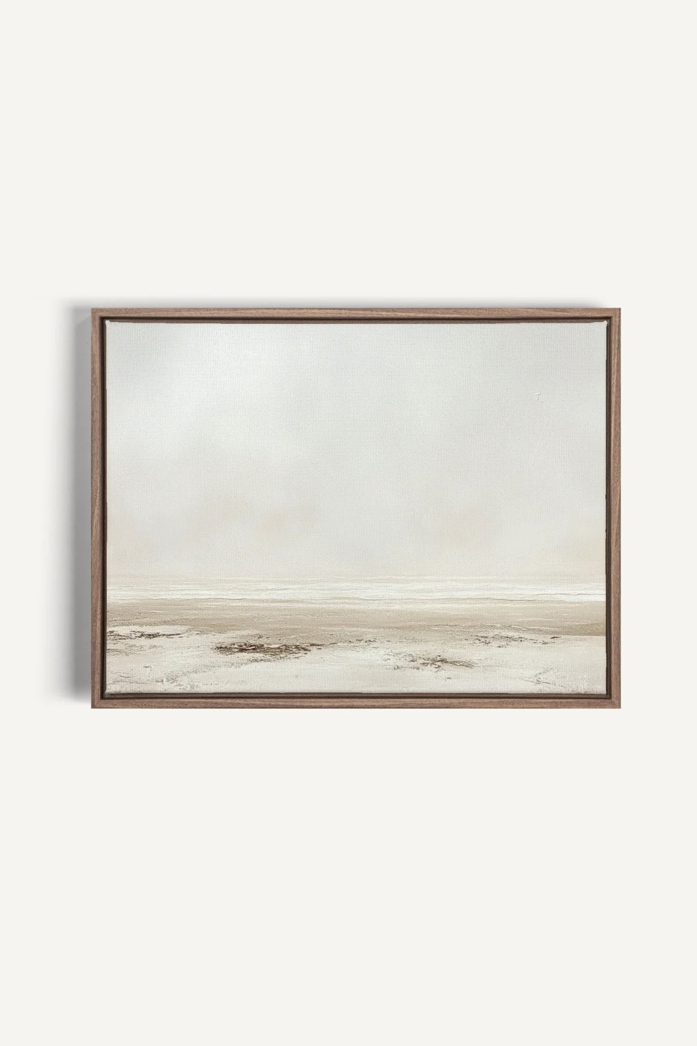 OLEKA CANVAS - BENEATH THE MIST, Oeuvre sur toile étirée, encadré Brun Chêne