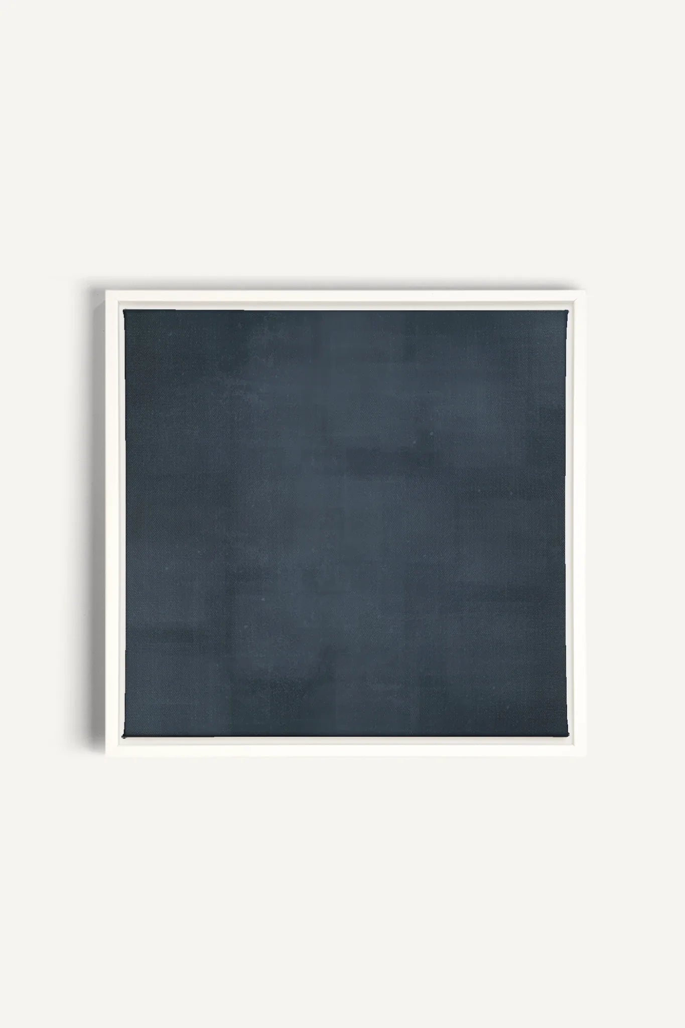 OLEKA CANVAS - BLUE DUSK, Oeuvre sur toile étirée, encadré Blanc