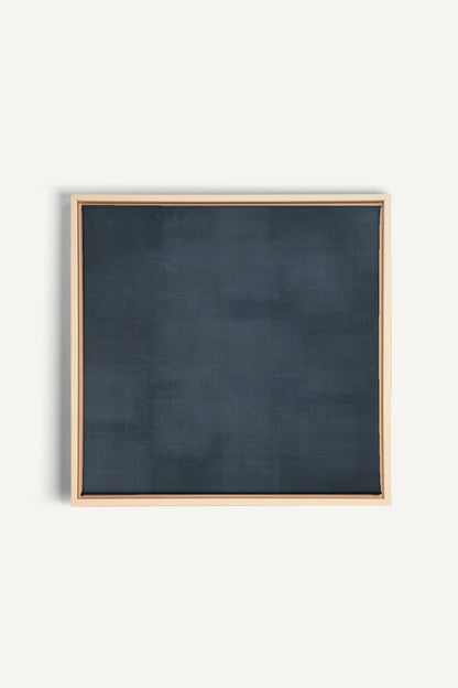 OLEKA CANVAS - BLUE DUSK, Oeuvre sur toile étirée, encadré Naturel Clair