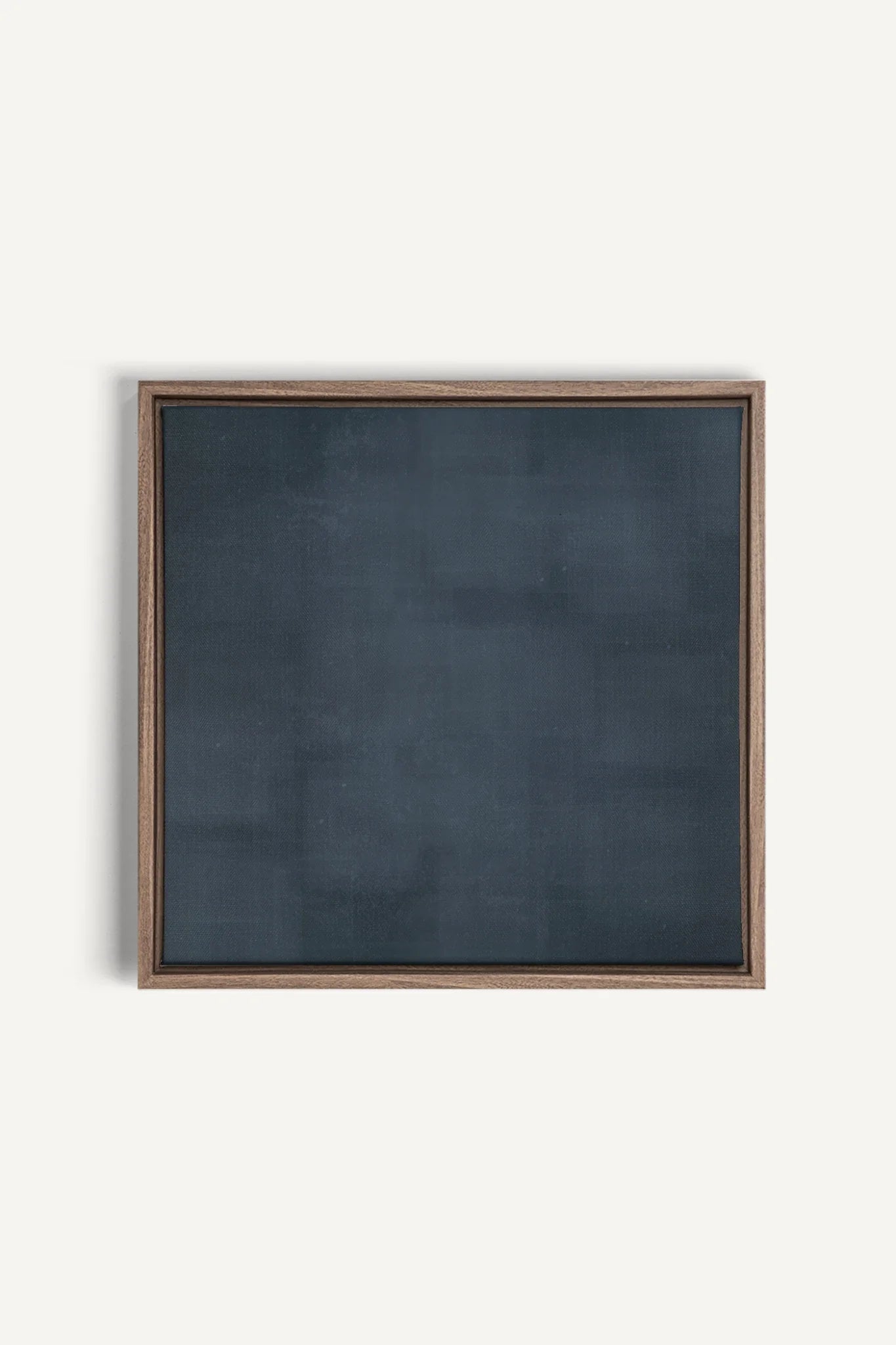 OLEKA CANVAS - BLUE DUSK, Oeuvre sur toile étirée, encadré Brun Chêne