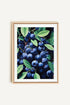 OLEKA CANVAS - BLUEBERRY BLISS, Oeuvre sur toile étirée, encadré Naturel Clair