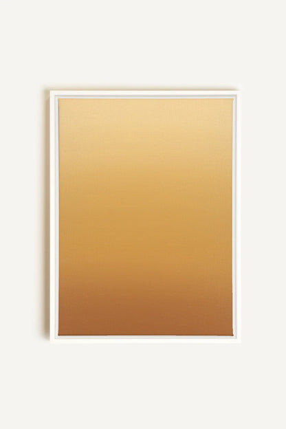 OLEKA CANVAS - BRISE DU SOIR, Oeuvre sur toile étirée, encadré Blanc