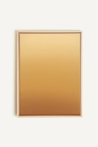 OLEKA CANVAS - BRISE DU SOIR, Oeuvre sur toile étirée, encadré Naturel Clair