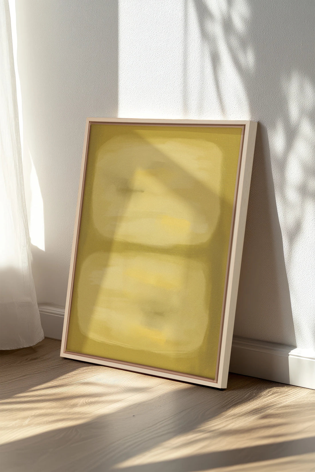 BUTTERLIGHT, Work on stretched canvas, framed Naturel Clair