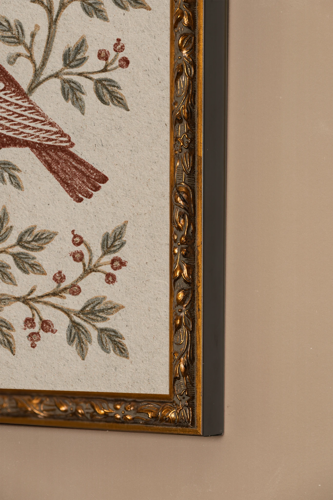 CHANT DES FÊTES, Oeuvre sur toile rigide, encadré Vintage Bronze