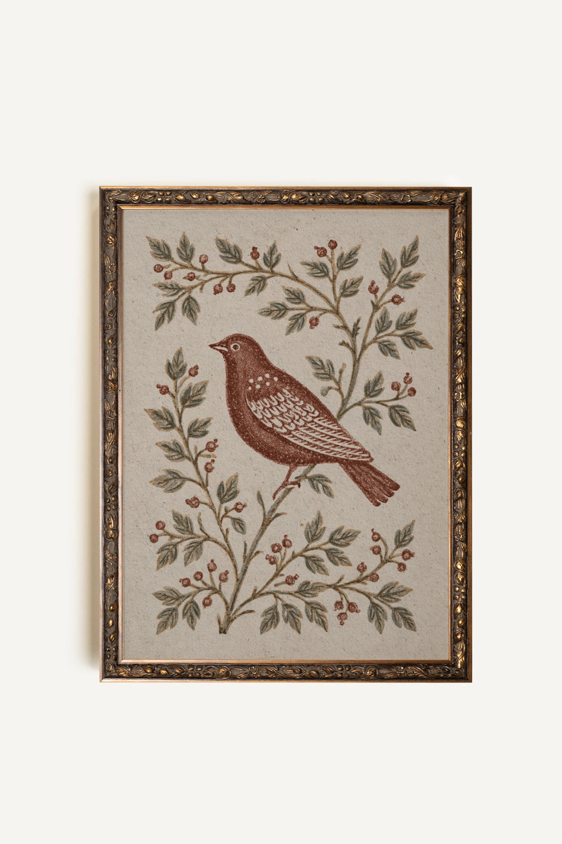 CHANT DES FÊTES, Oeuvre sur toile rigide, encadré Vintage Bronze