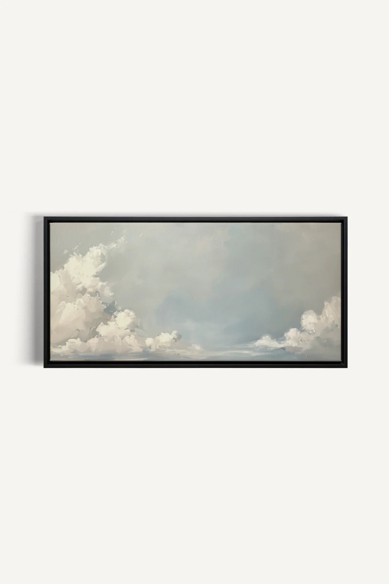 OLEKA CANVAS - CLOUDSCAPE, Oeuvre sur toile étirée, encadré Noir