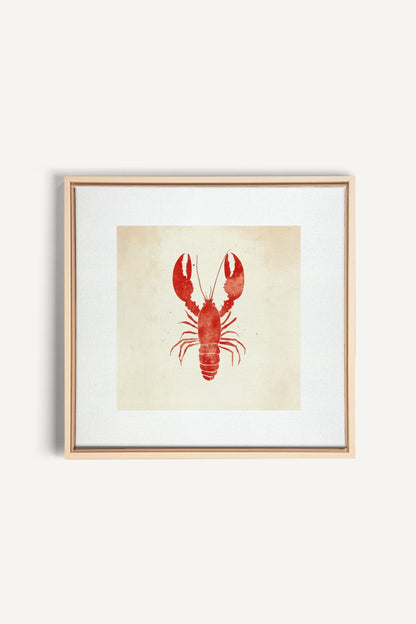 OLEKA CANVAS - CÔTE SALÉE, Oeuvre sur toile étirée, encadré Naturel Clair