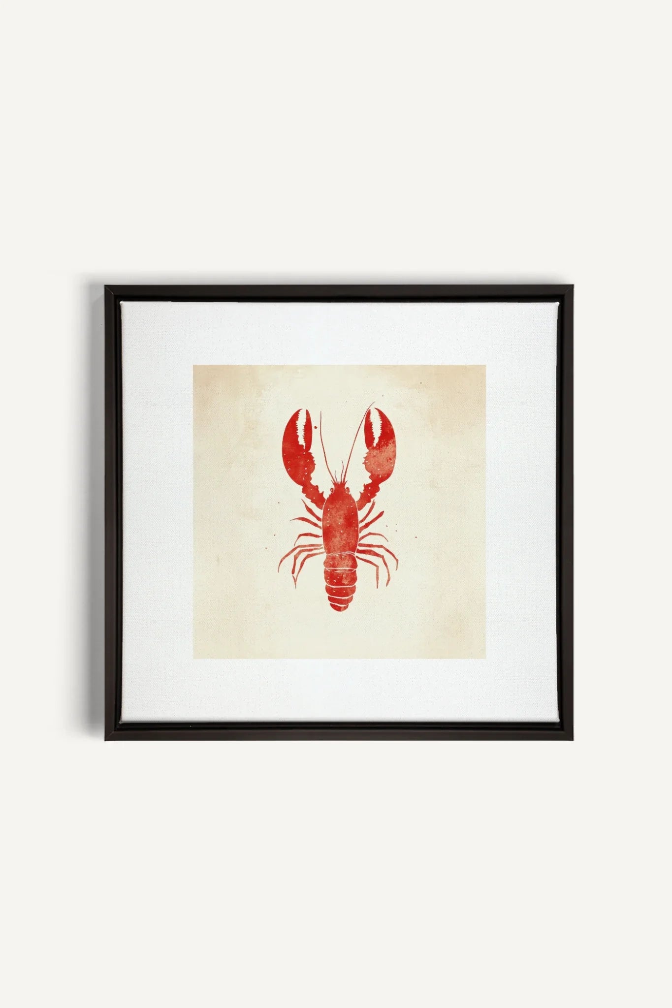 OLEKA CANVAS - CÔTE SALÉE, Oeuvre sur toile étirée, encadré Noir