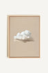OLEKA CANVAS - CREAM CLOUD, Oeuvre sur toile étirée, encadré Naturel Clair