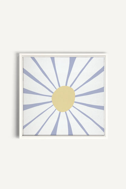 OLEKA CANVAS - DAISY DREAM, Oeuvre sur toile étirée, encadré Blanc