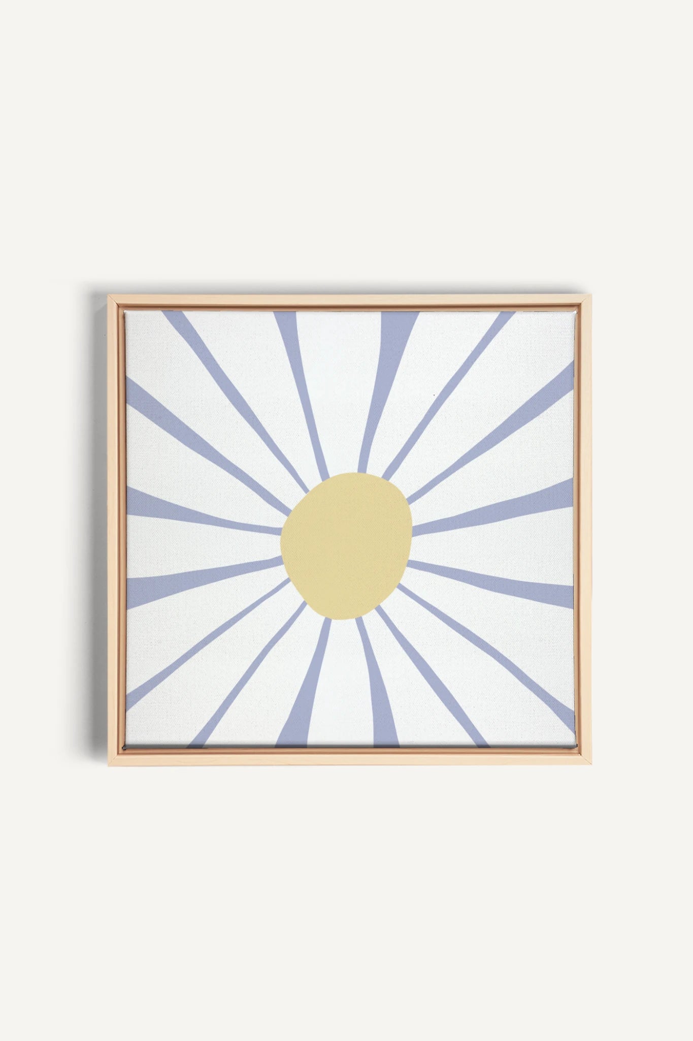 DAISY DREAM, Oeuvre sur toile étirée, encadré Naturel Clair