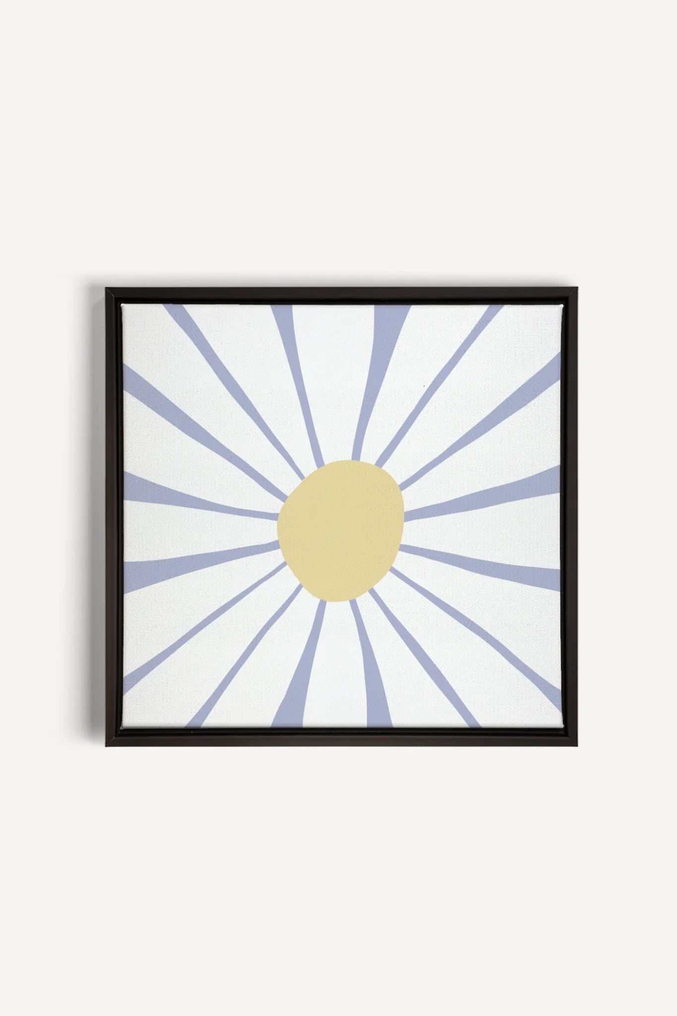 OLEKA CANVAS - DAISY DREAM, Oeuvre sur toile étirée, encadré Noir