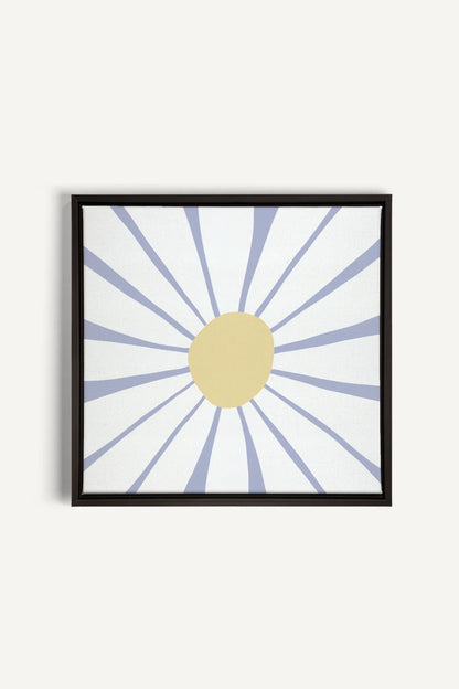 OLEKA CANVAS - DAISY DREAM, Oeuvre sur toile étirée, encadré Noir