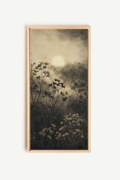 DAWN AWAKENS, Artwork on stretched canvas, Light Natural frame
