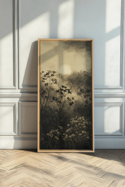 DAWN AWAKENS, Artwork on stretched canvas, Light Natural frame