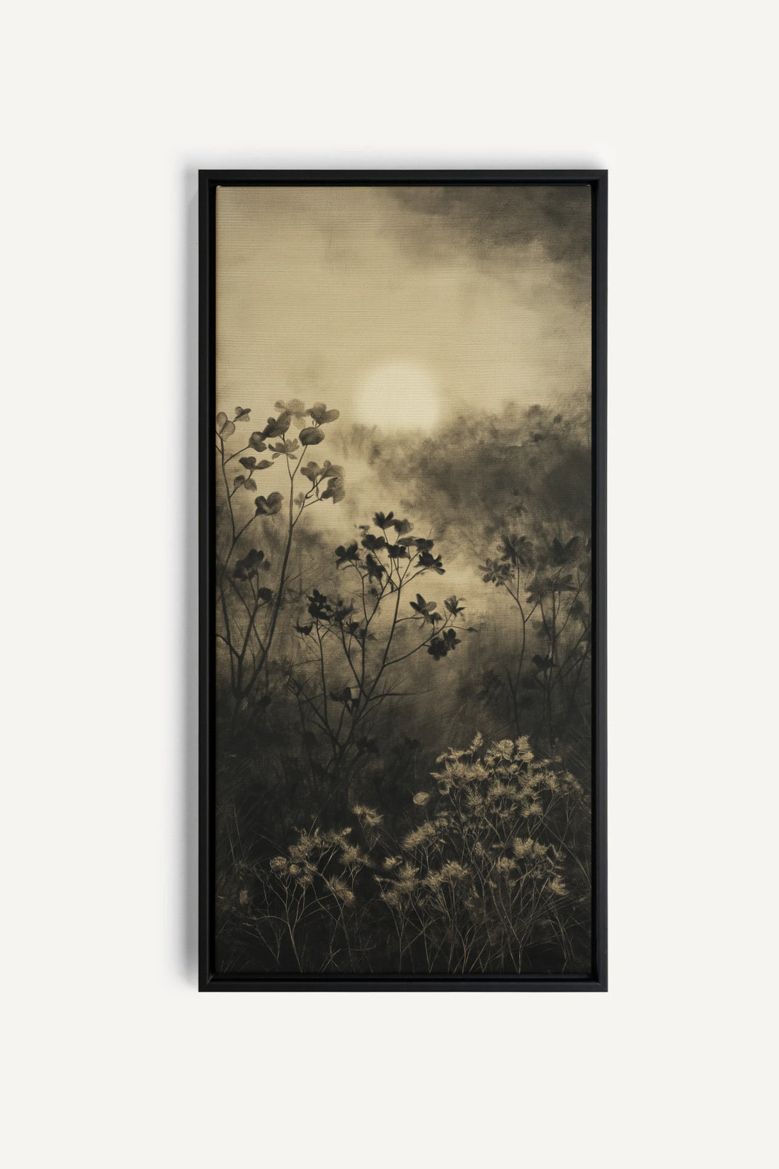 DAWN AWAKENS, Oeuvre sur toile étirée, encadré Noir
