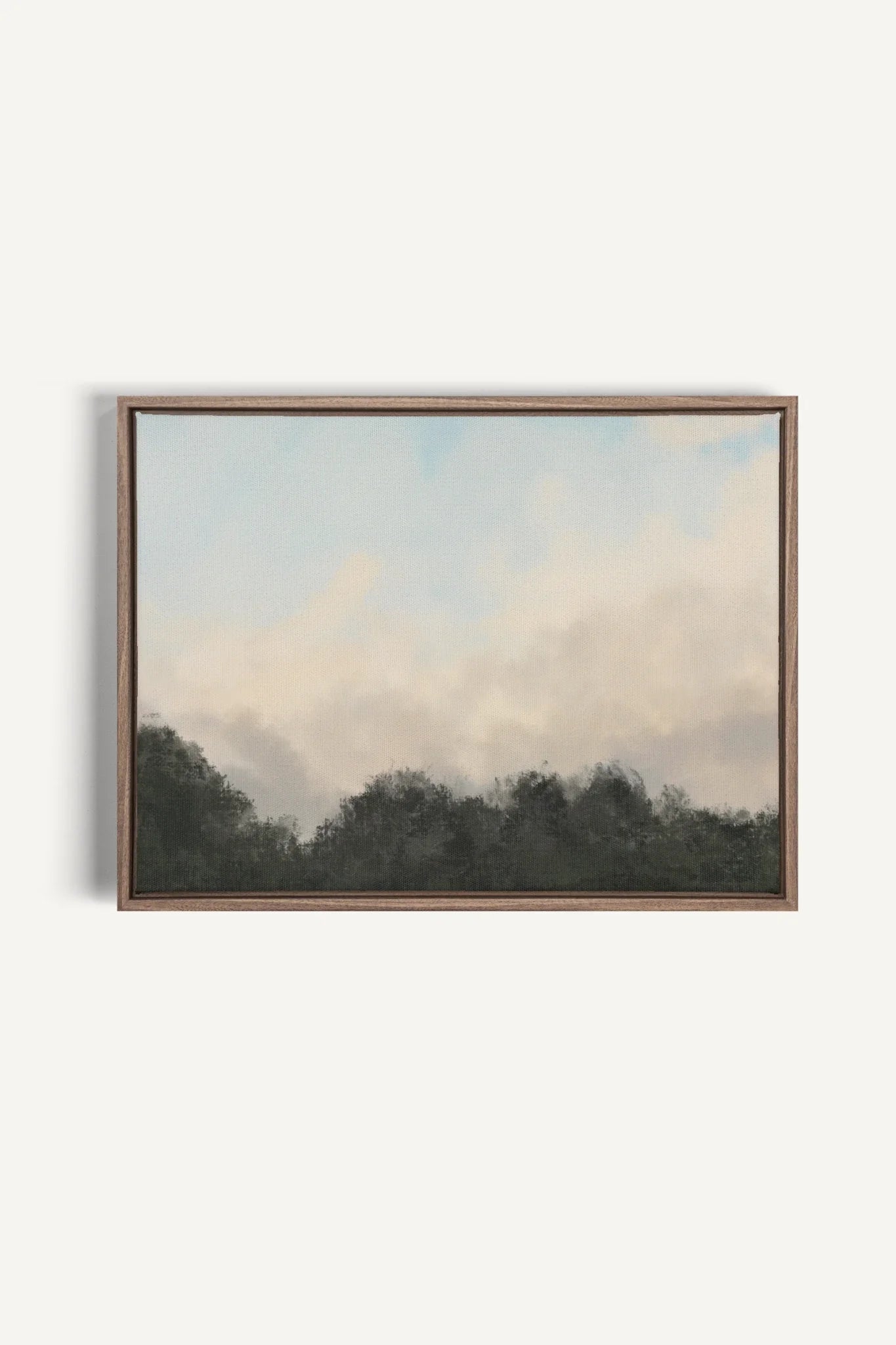 OLEKA CANVAS - DAWN, Oeuvre sur toile étirée, encadré Brun Chêne