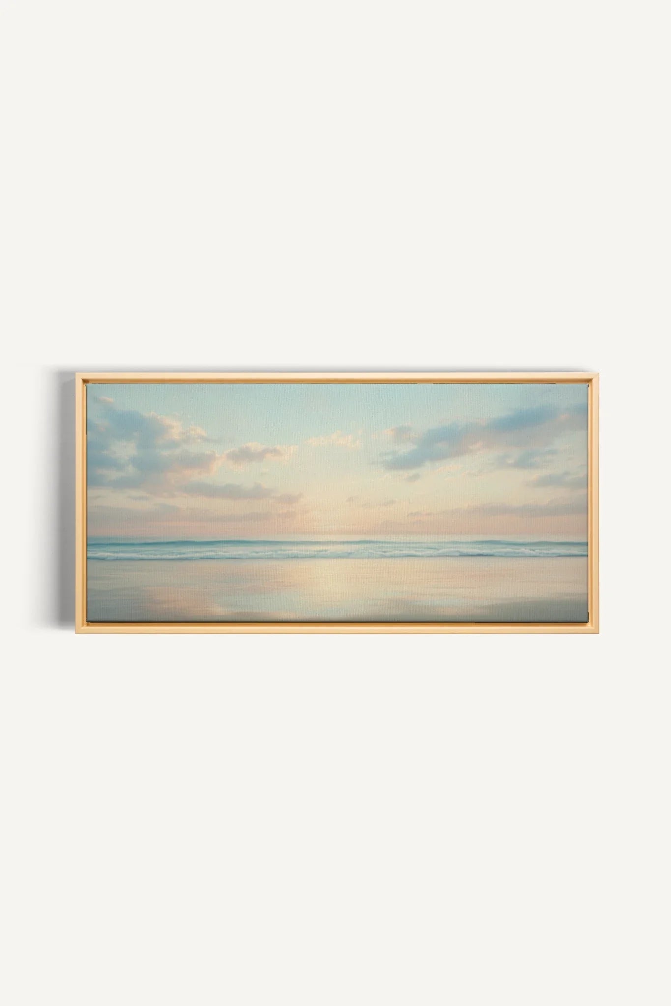 OLEKA CANVAS - DAWN OF PEACE, Oeuvre sur toile étirée, encadré Naturel Clair
