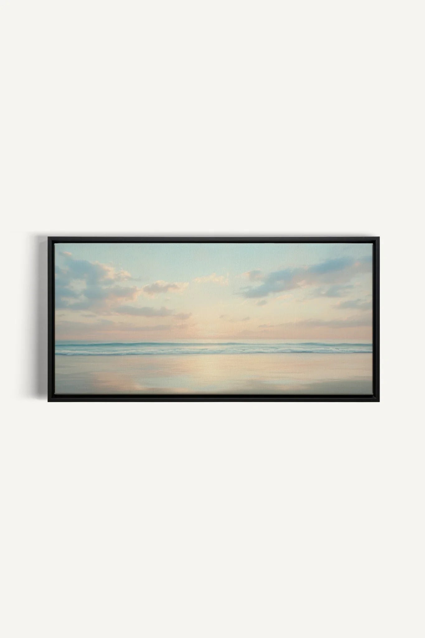 OLEKA CANVAS - DAWN OF PEACE, Oeuvre sur toile étirée, encadré Noir