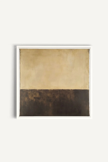 OLEKA CANVAS - DEEP CALM, Oeuvre sur toile étirée, encadré Blanc