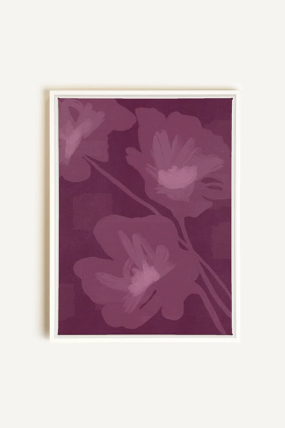 OLEKA CANVAS - DEEP HARMONY, Oeuvre sur toile étirée, encadré Blanc