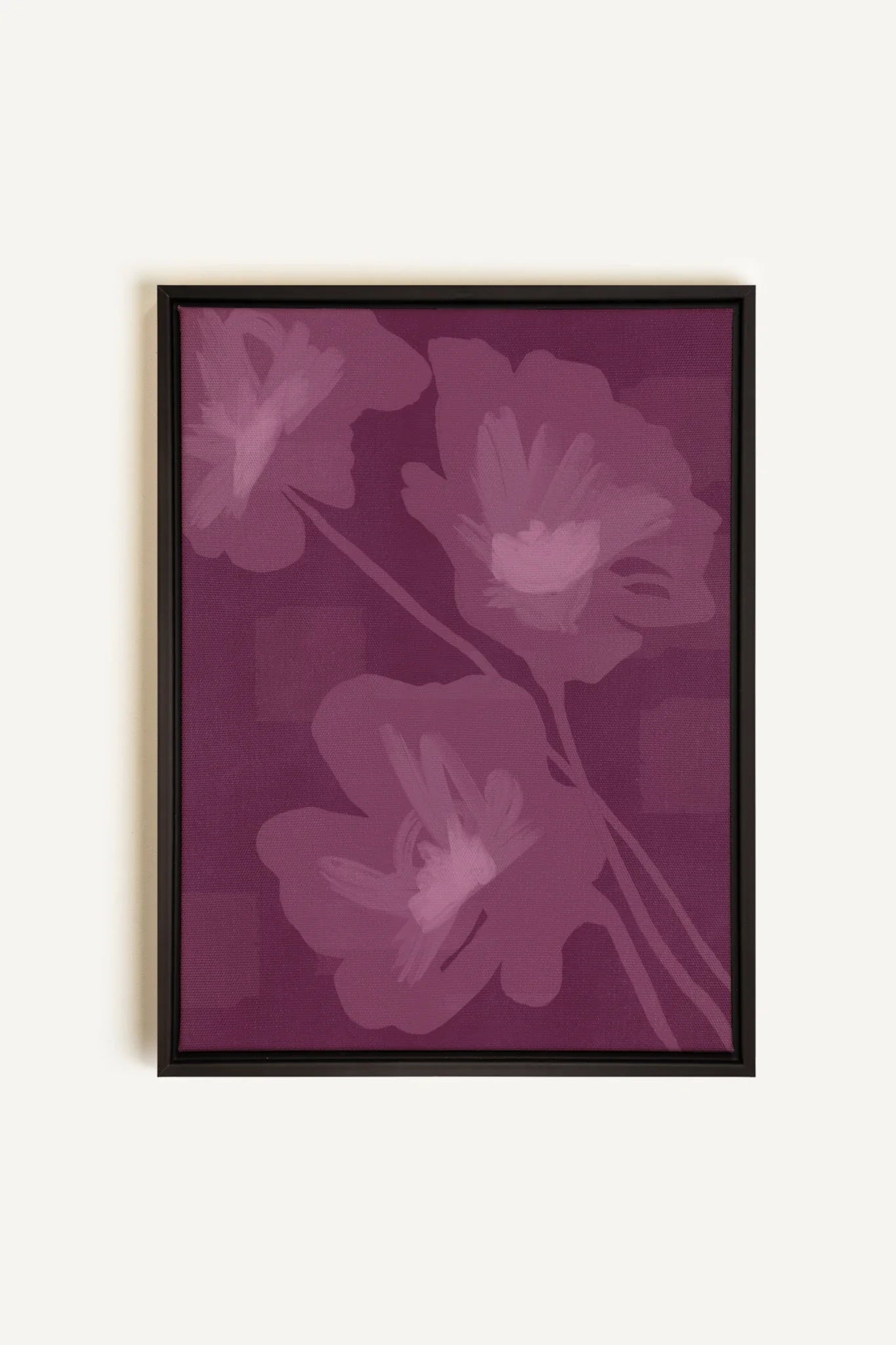 OLEKA CANVAS - DEEP HARMONY, Oeuvre sur toile étirée, encadré Noir