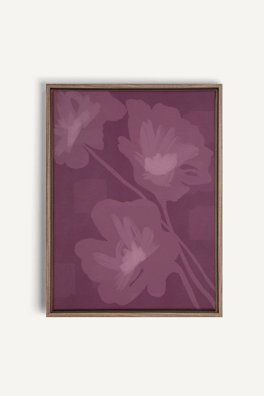 OLEKA CANVAS - DEEP HARMONY, Oeuvre sur toile étirée, encadré Brun Chêne