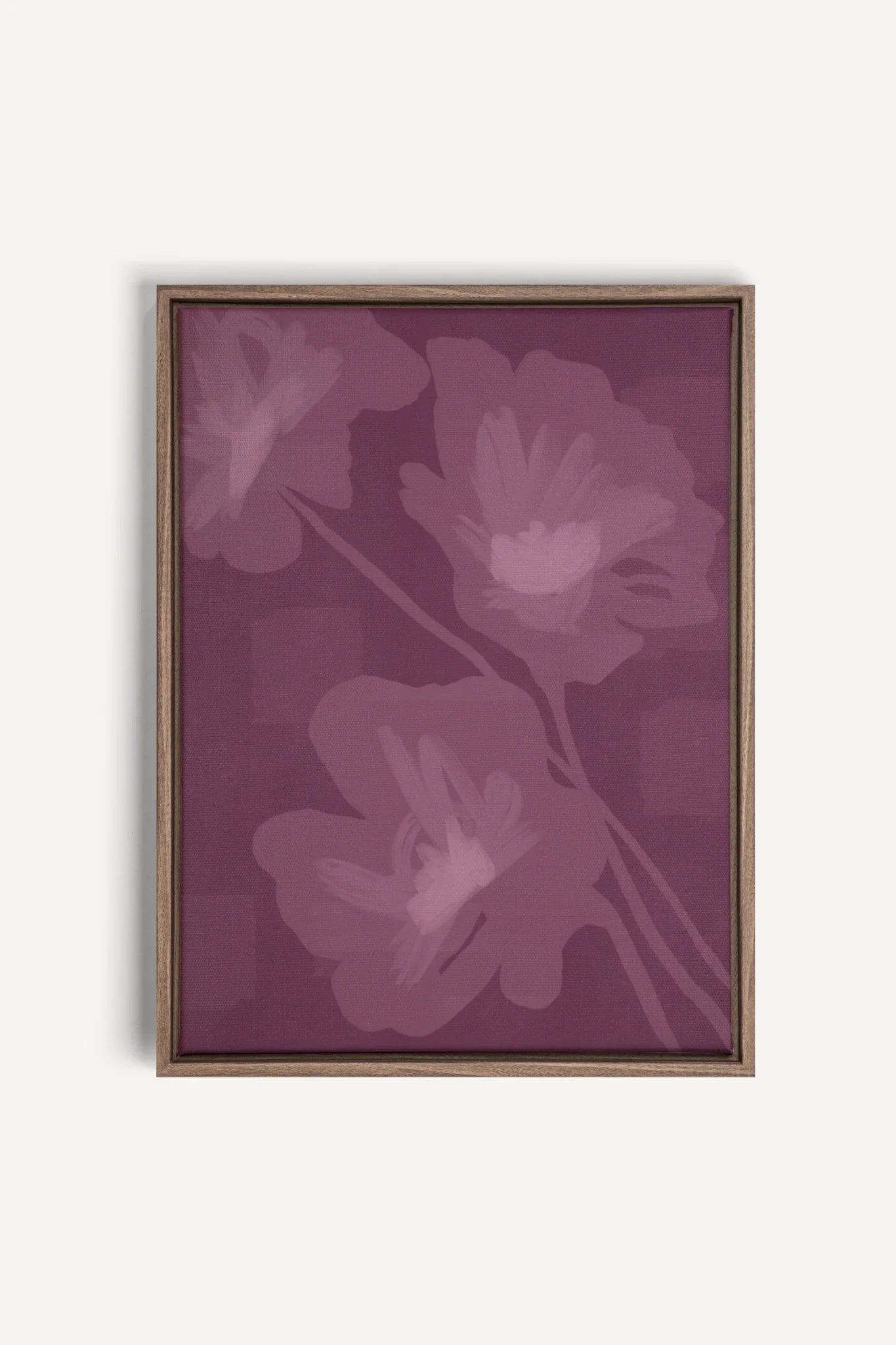 OLEKA CANVAS - DEEP HARMONY, Oeuvre sur toile étirée, encadré Brun Chêne