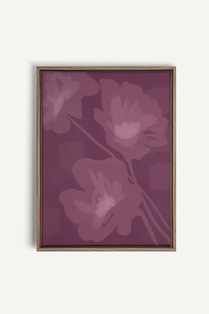 OLEKA CANVAS - DEEP HARMONY, Oeuvre sur toile étirée, encadré Brun Chêne