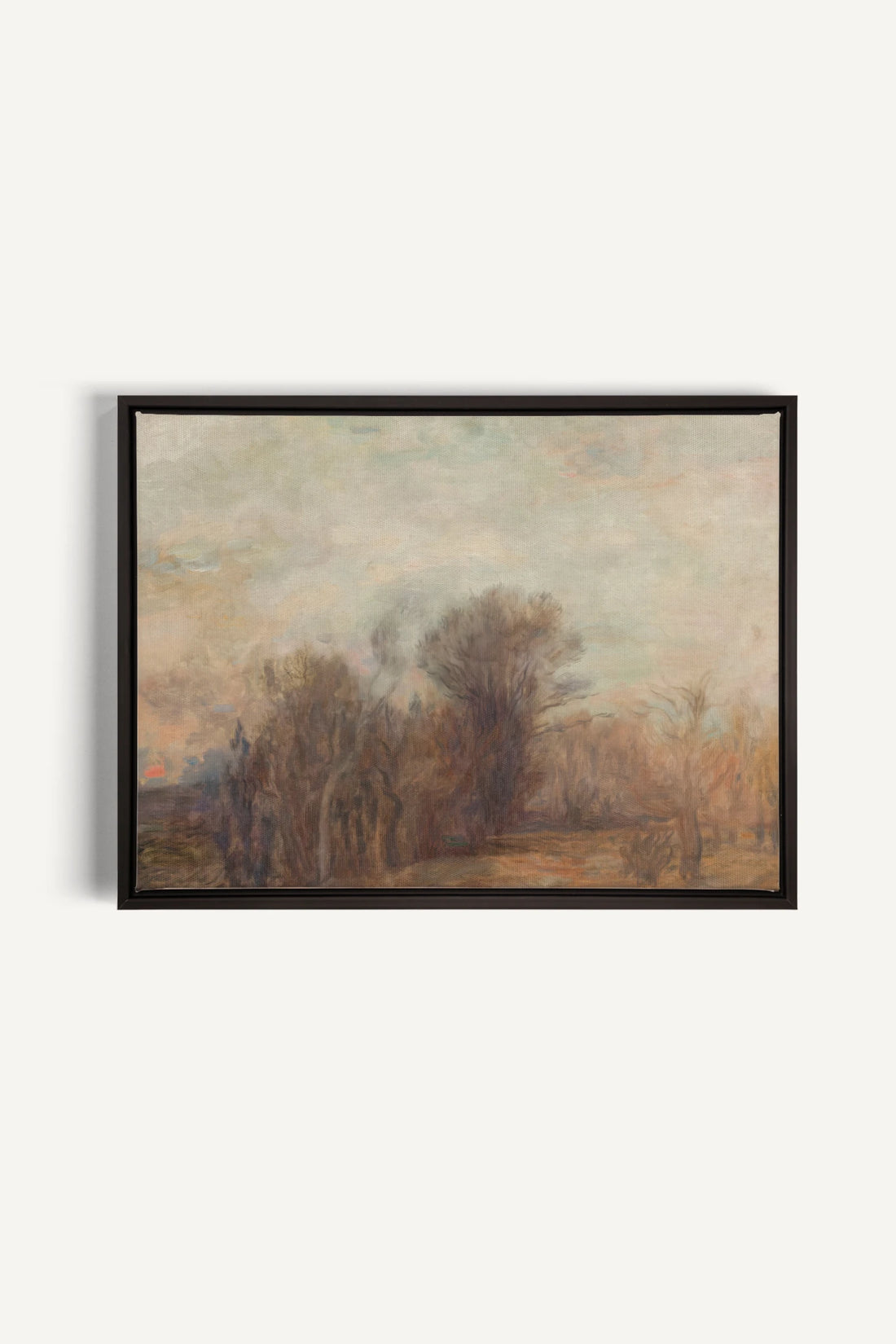 DERNIER SOUFFLE, Work on stretched canvas, framed Black