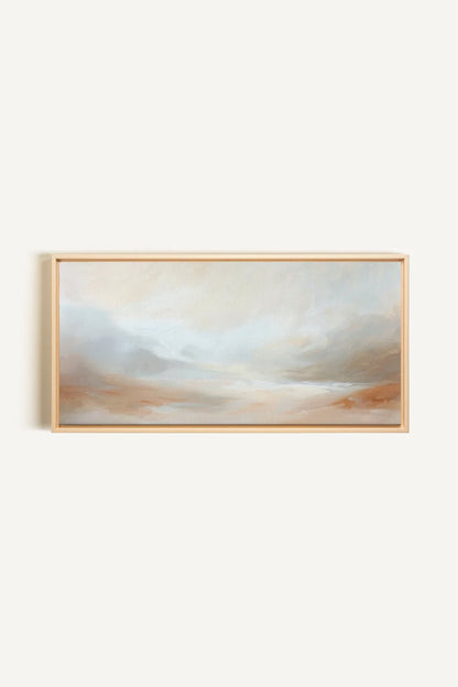 OLEKA CANVAS - DREAMY HAZE, Oeuvre sur toile étirée, encadré Naturel Clair