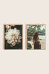 OLEKA CANVAS - DUO DANSE DU VENT, 2 Oeuvres sur toile étirée, encadré Naturel Clair