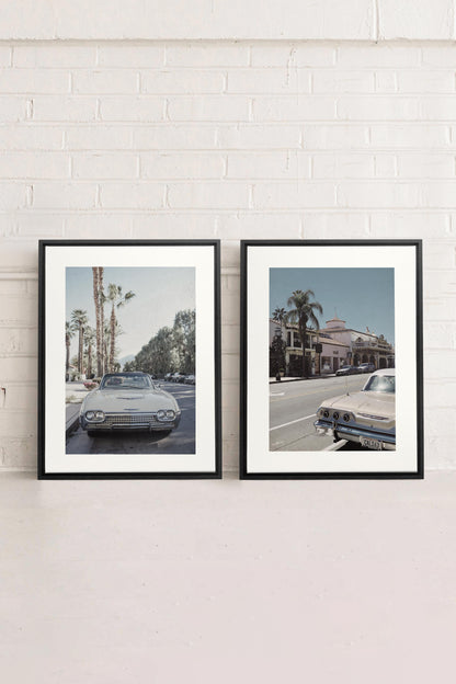 OLEKA CANVAS - DUO CALI CRUISE, 2 Oeuvres sur toile étirée, encadré Noir